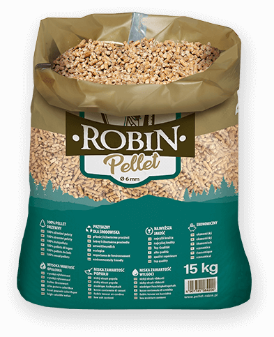 worek pelletu opałowego Robin do kupienia w Chojnicach lub sklepie internetowym